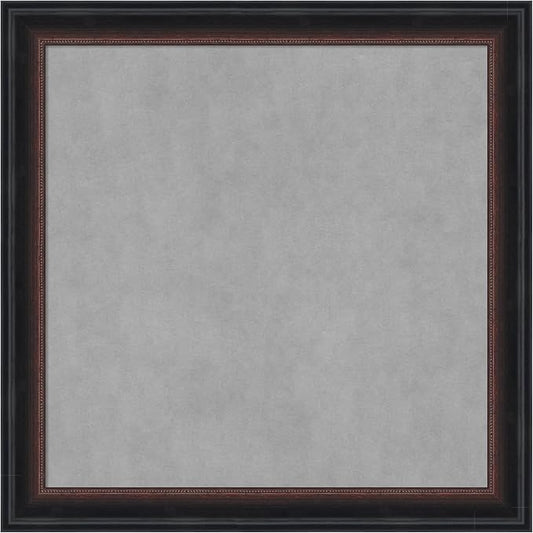 Amanti Art Black Framed Magnetic Board 14x14 X-Small Vision Board by AmantiArt