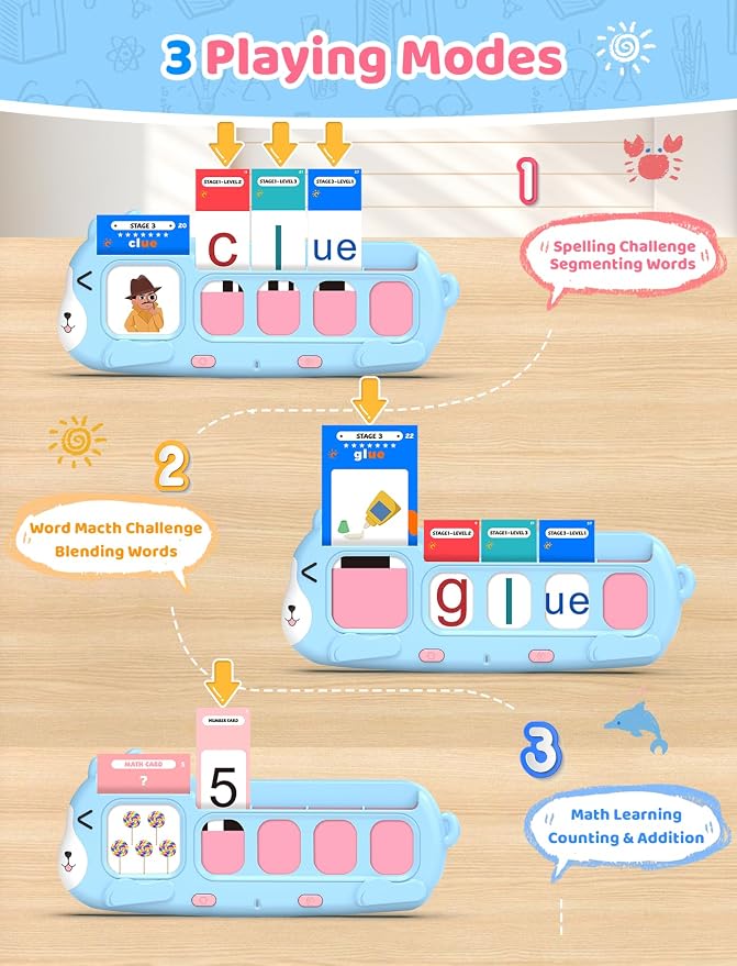 QuTZ Phonics Learning Toy for Preschool Kids – Talking Flash Cards - Image 2