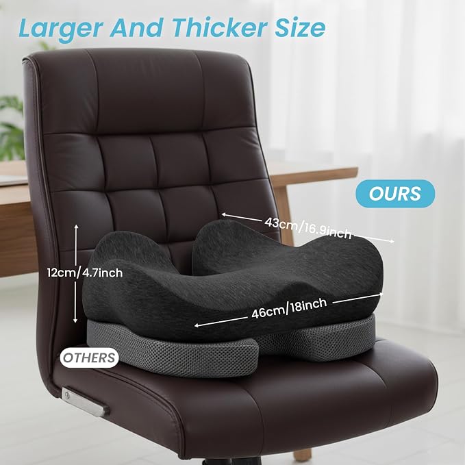 Seat Cushion, Ergonomic Chair Cushions - Image 7