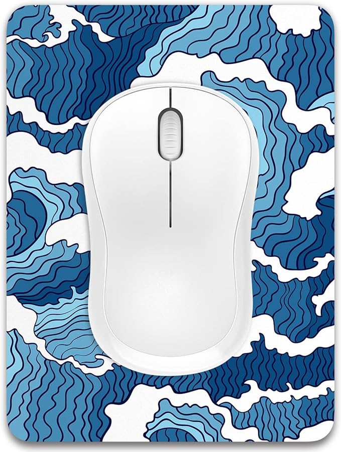 Dapesuom Small Mouse Pad, 6 x 8 Inch Thick Rubber Premium-Textured Non-Slip by Unknown