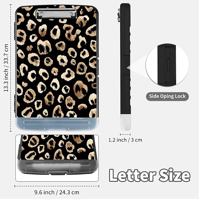 Clipboard with Storage & Pen Holder, Nursing Letter-Size 8.5x11 with - Image 6