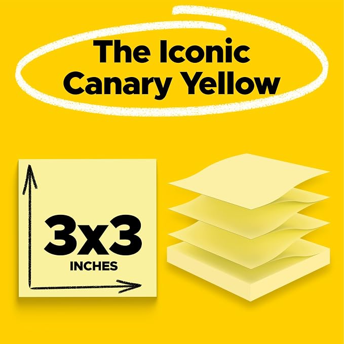 Post-it Super Sticky Dispenser Pop-up Notes, 12 Sticky Note Pads, 3 x 3 in. - Image 2