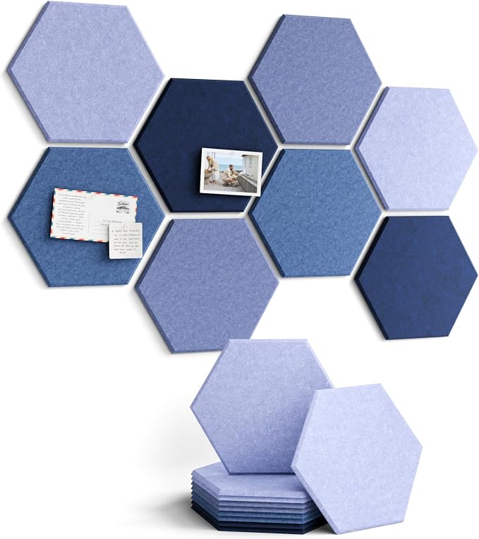 Fluxynara Hexagon Cork Board Alternative by FLUXYNARA