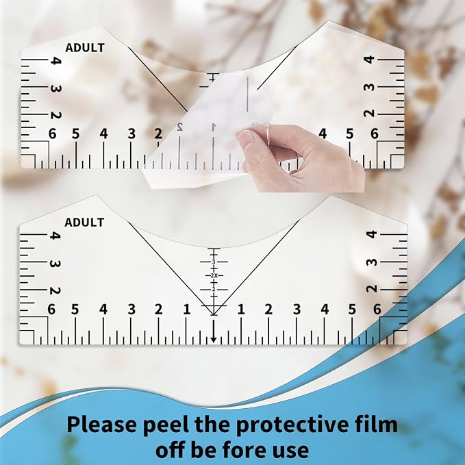 Tshirt Ruler Guide for Vinyl Alignment, T Shirt Rulers to Center Designs - Image 5