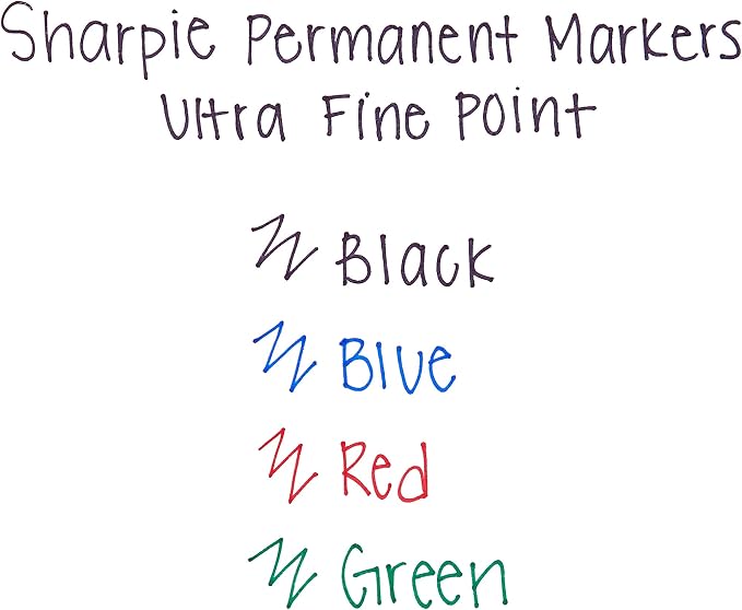 Sharpie 37675PP Permanent Markers, Ultra Fine Point - Image 4