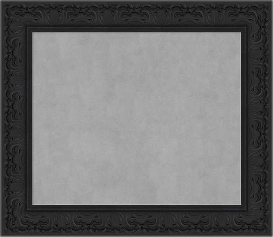 Amanti Art Black Framed Magnetic Board 27x31 Medium Vision Board by AmantiArt