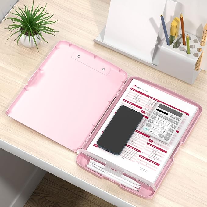 Rimilak Clipboard with Storage, 8.5 x 11'' High Capacity Clip Board, - Image 7