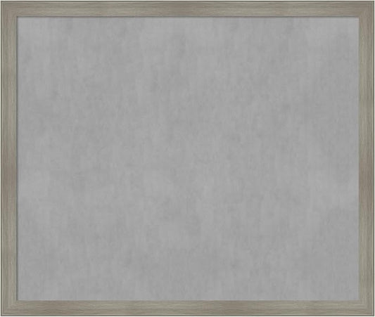 Amanti Art Grey Framed Magnetic Board 44x52 Oversize Vision Board by AmantiArt