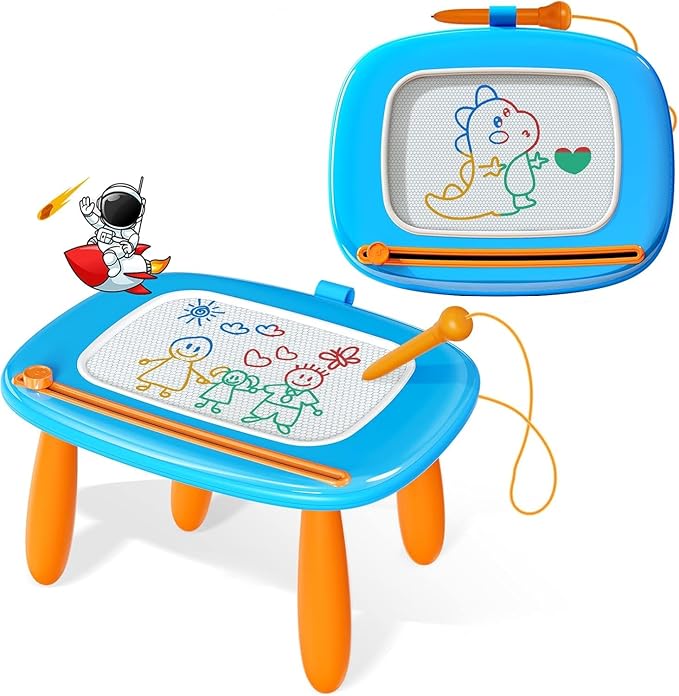Kikidex Magnetic Drawing Board, Toddler Girl Toys by Kikidex