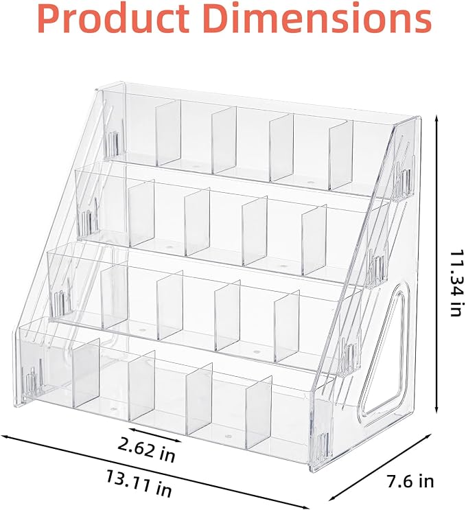 Acrylic Pen Pencil Holder for Desk - Image 3