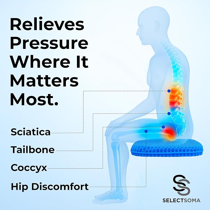 SelectSoma Super Large Gel Seat Cushion - Image 5