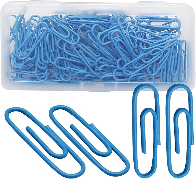 Luomorgo 120 Pcs Blue Paper Clips - Image 5