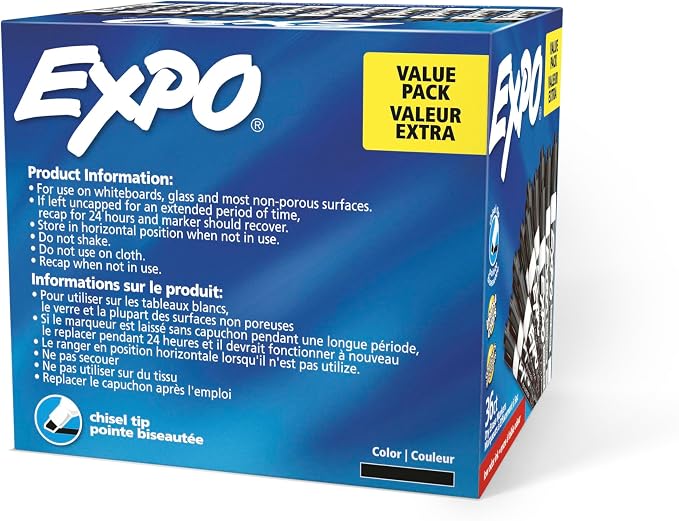 EXPO Dry Erase Markers, Chisel Tip, Non-Porous Surfaces & Home Offices - Image 8