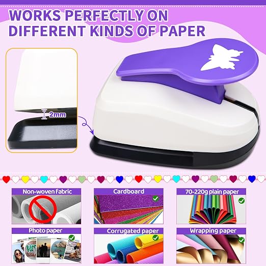 Butterfly Punch 2 Inch, Butterfly Craft Puncher - Image 2