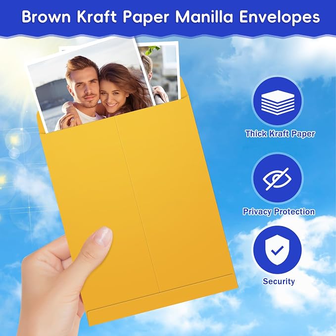 50 Pack 6x9 Envelopes Self Seal, Office Business - Image 4