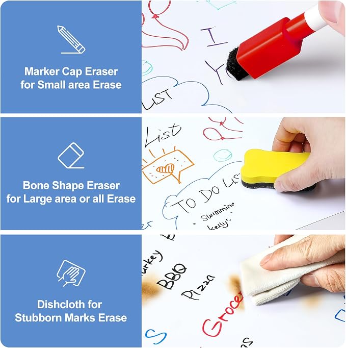 6 Pack Magnetic Dry Erase Board Sheet - Image 4
