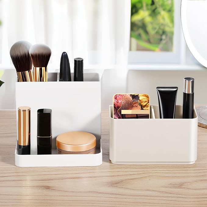Poeland Desktop Storage Organizer Pencil Card Holder Box Container - Image 3