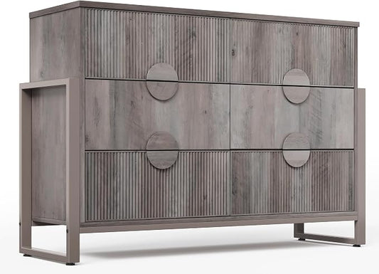 LGHM Fluted Dresser for Bedroom by WelcometoLGHMHome