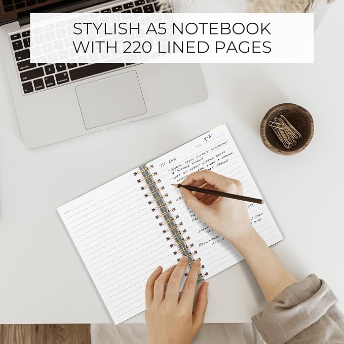 Aesthetic Thick Spiral Notebook Journal - Image 3