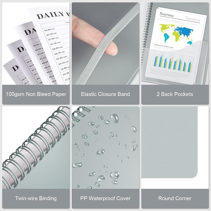 Planner Undated, Asten Daily Planner Agenda - Image 5