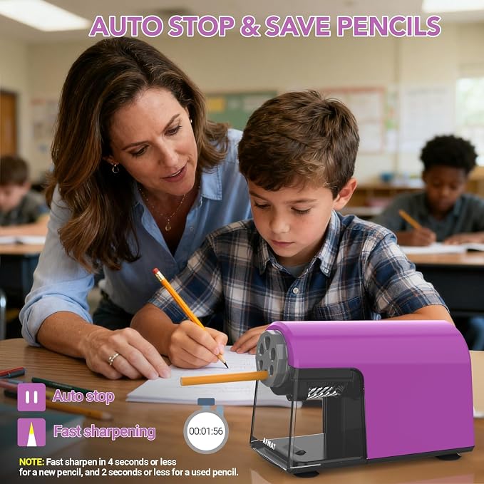 AFMAT Electric Pencil Sharpener - Image 4