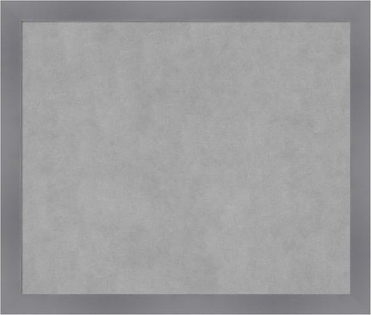 Amanti Art Grey Framed Magnetic Board 22x26 Medium Vision Board by AmantiArt