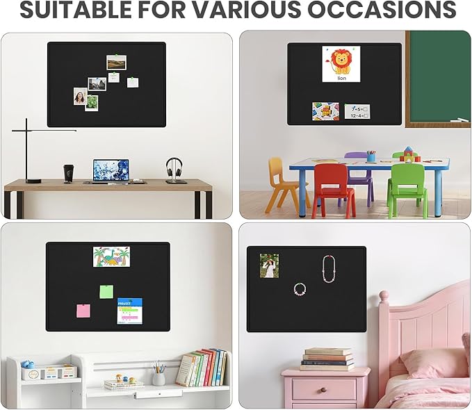Extra Large Bulletin Board, 95 X 47 inches Cork Board - Image 5
