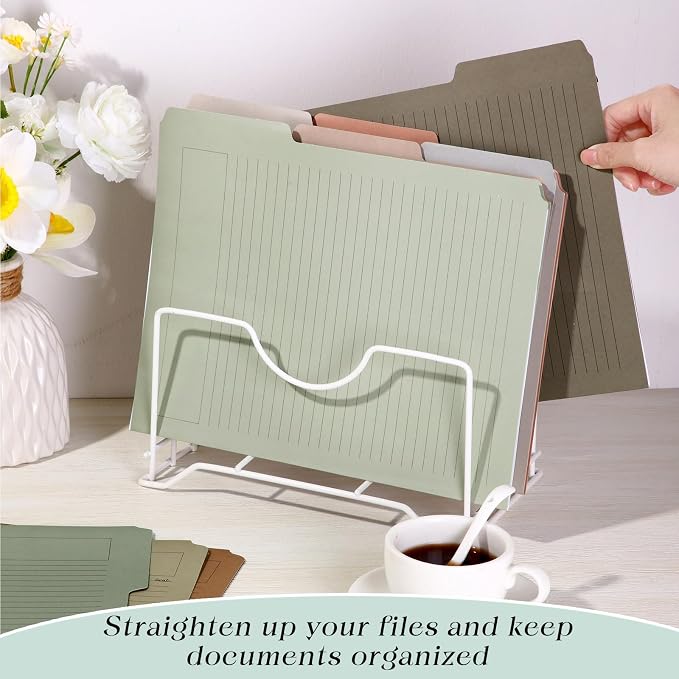 Cholemy 48 Pack Manila Lined Decorative File Folders, Letter Size, 1/3 Cut Tab - Image 4