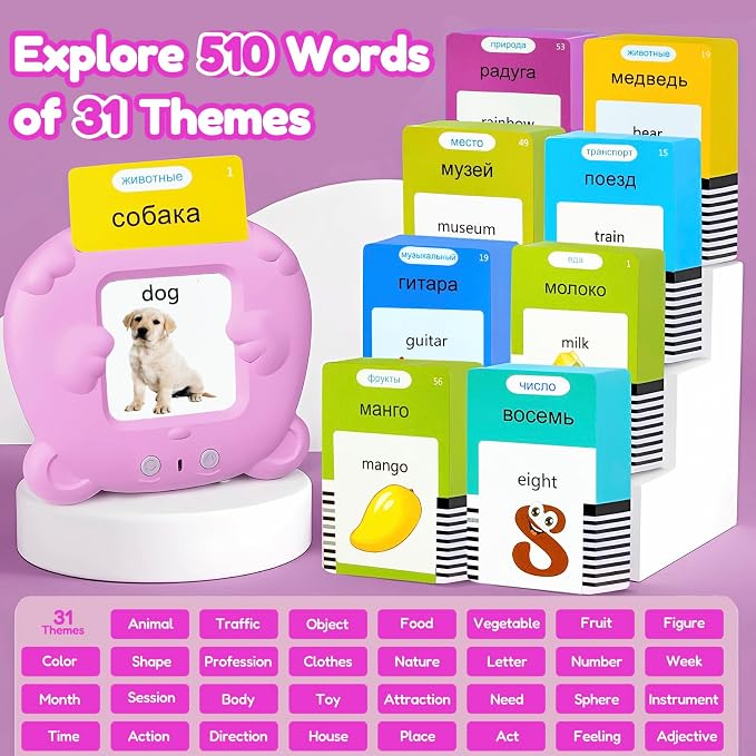 Bilingual Talking Flash Cards for Kids - Image 3