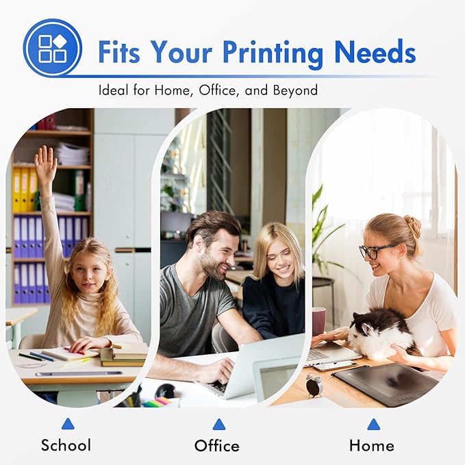 LC404XL LC404 Ink Cartridges for Brother Printer 404XL LC 404 XL for MFC-J1205W MFC-J1215W MFC J1205W J1215W - 4 Pack High Yields Black Cyan Magenta Yellow-DeskLoop Office