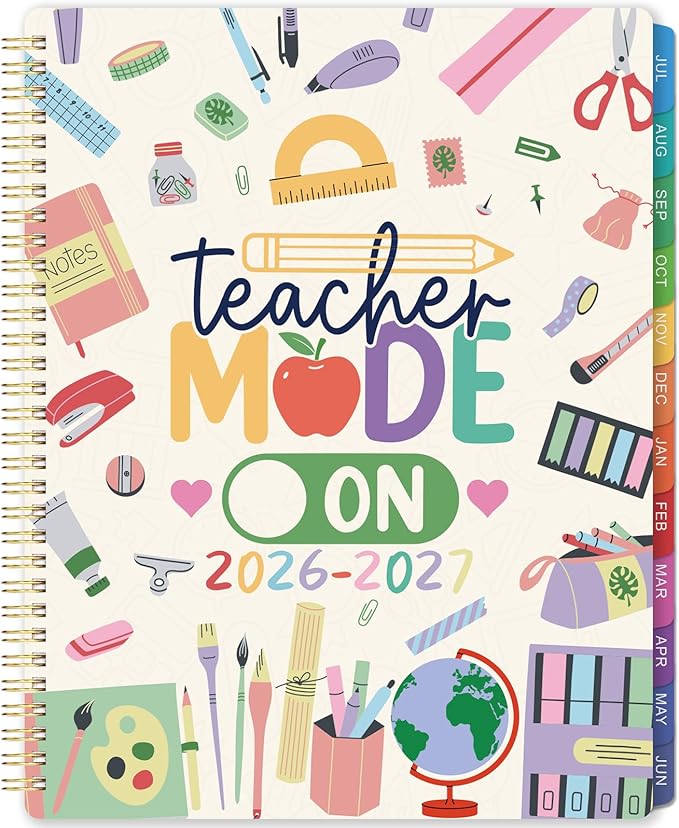 Teacher Planner 2026-2027 by Youthamazing