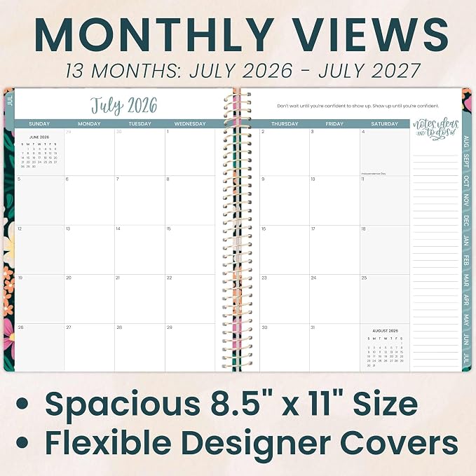 bloom daily planners 2026-2027 Planner 13 Month Academic Organizer - Image 3