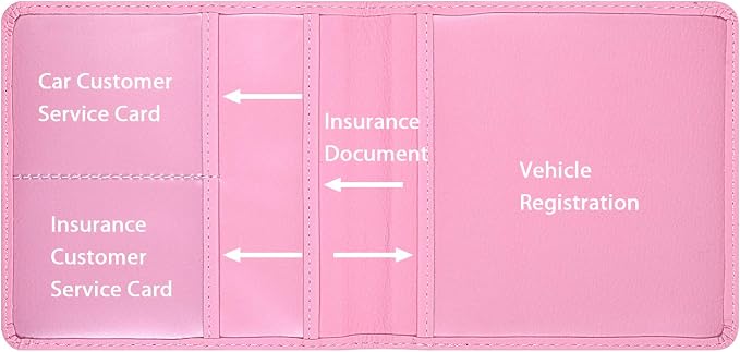 Wisdompro Small Car Registration and Insurance Documents Holder - Image 3