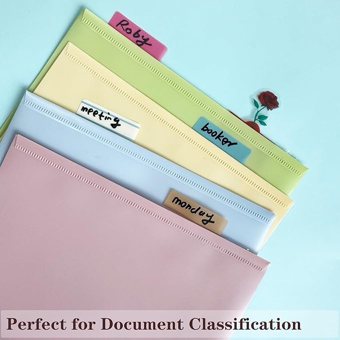 ELII 500 PCS Sticky Index Tabs 21 Sets, Colorful Book Tabs Sticky Tabs for Notebooks, Page Tabs for Binders, Page Markers Notebook Tabs-DeskLoop Office