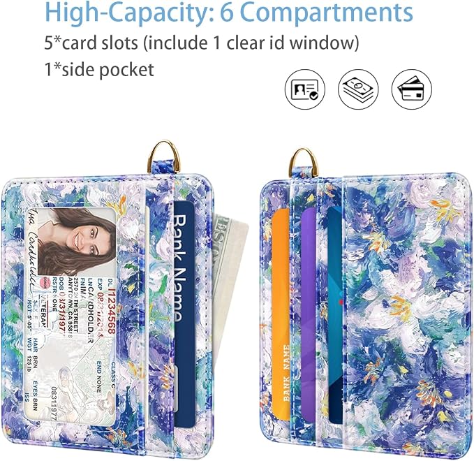 Slim Minimalist Front Pocket RFID Blocking Credit Card Holder Small Wallet Cute - Image 2