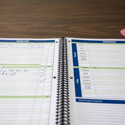 Hammond & Stephens Daily Student Assignment Planner, 7 x 11 Inches, 192 Pages - Image 4