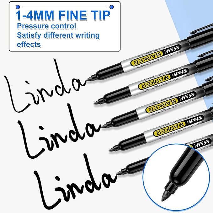 SFAIH 144 Pack Permanent Markers Bulk - Image 7