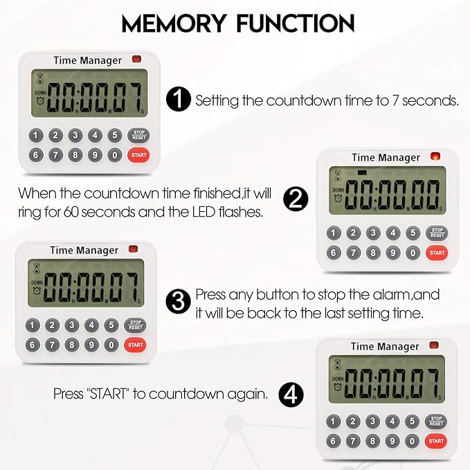 Digital Countdown Kitchen Timer - Image 4