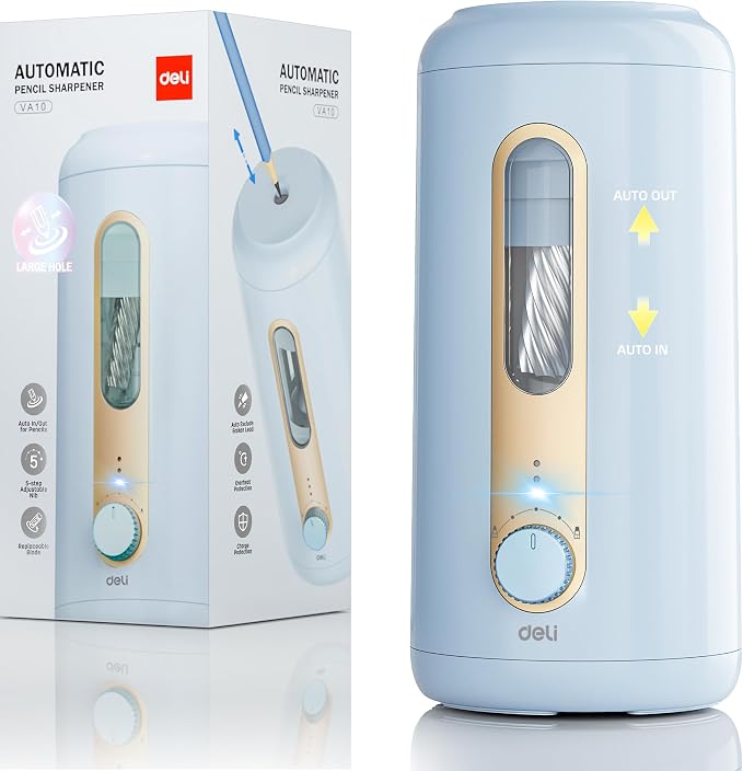Electric Pencil Sharpener, Fully Automatic Pencil Sharpener by delioffice