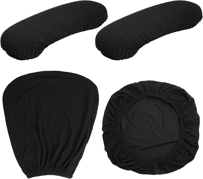 Tallew 4 Pcs Office Chair Covers Set Computer Universal Protective Stretchable - Image 7