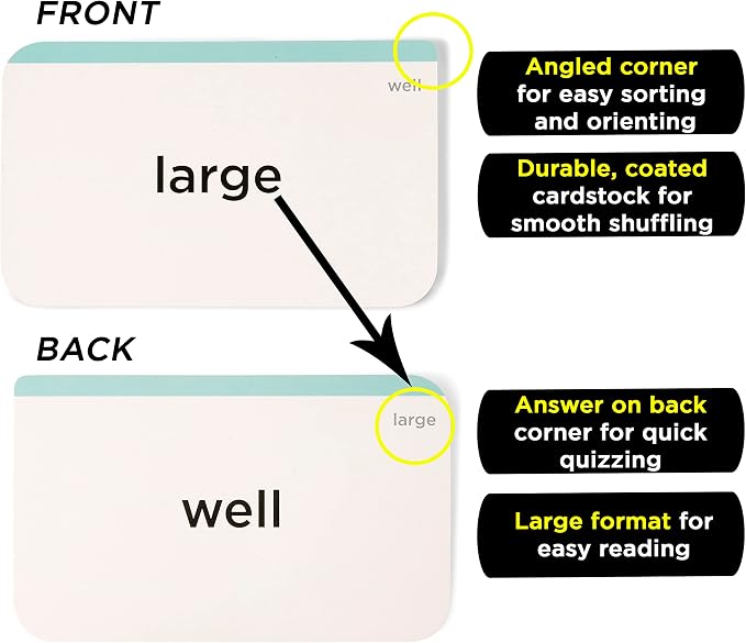 Award-Winning Sight Words Flash Cards – 520 High Frequency Words - Image 5