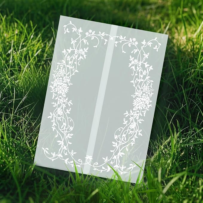 Vellum Jackets for 5x7 Envelopes for Invitations Wedding Envelopes Vellum Paper by DadouDirect