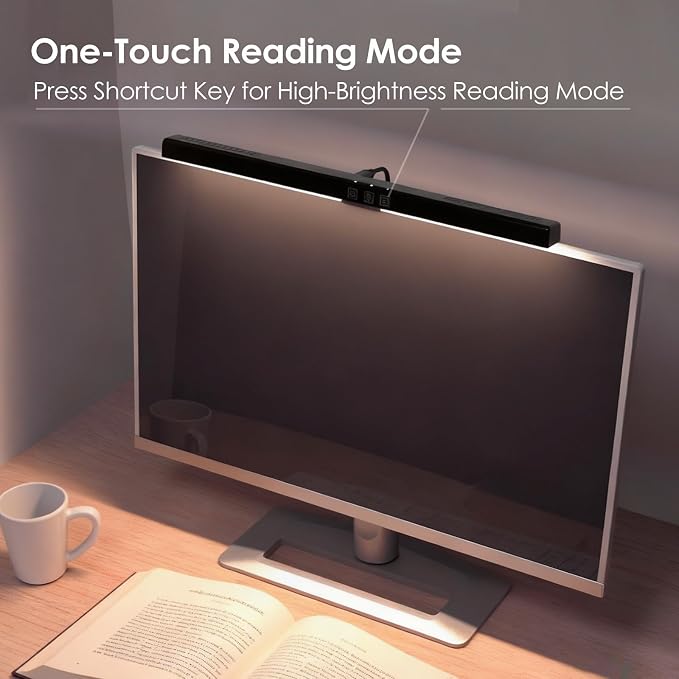 BY-J PC Screen Lamp with Remote Control, Adjustable Screen Light Automatic - Image 6