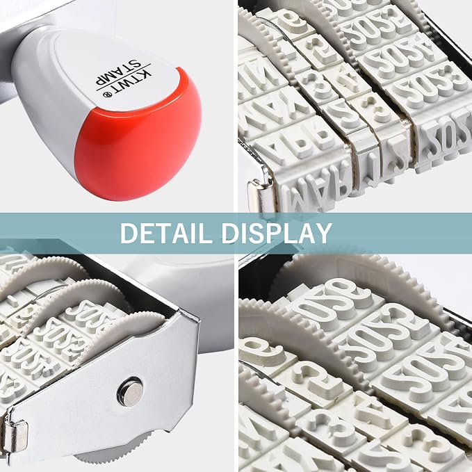 KTWT 1.5" Rubber Stamp Line Dater, Date Stamp, Office Stamp, Rotating Stamp - Image 6