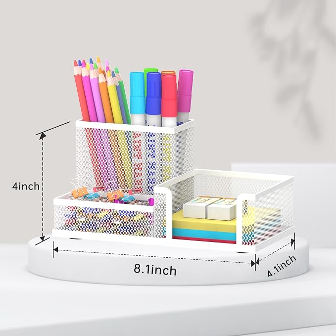 SUPEASY Pen Holder Desk Organizer, Office Supplies Pencil Holder - Image 5