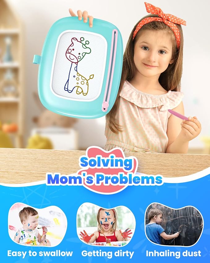 Seimome Magnetic Drawing Board, Toddler Girl Toy - Image 6