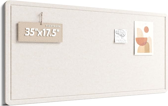 Fluxynara Bulletin Board, Foldable Felt Pin Board by FLUXYNARA