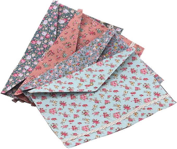 Funny live 4 Pcs Individualized Felt A4 Size Floral Pattern Document Folder - Image 2
