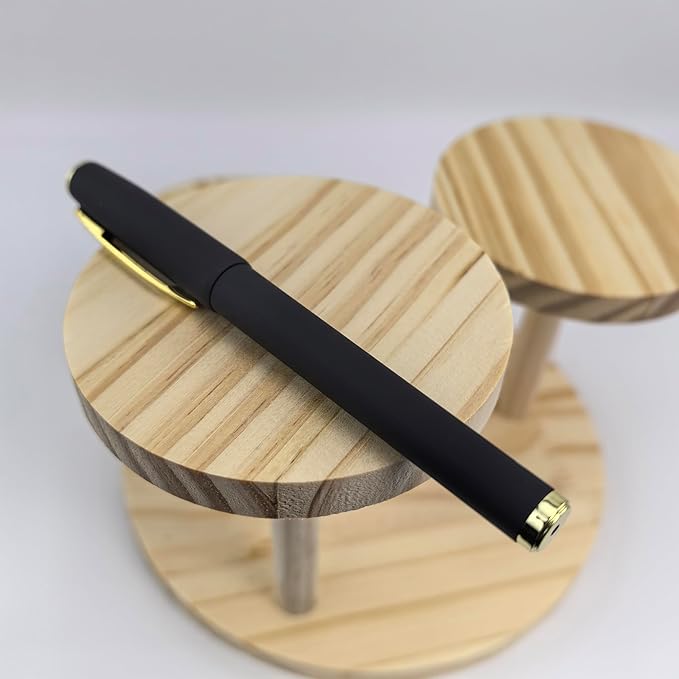 Fengtaiyuan Gel Ink Roller Ball Pens, Black Ink, Fine Point 0.7mm, Comfortable Grip, Easy Hold, Writting Pens, Smooth, 18 Count (Black-0.7mm-07P18SS)-DeskLoop Office