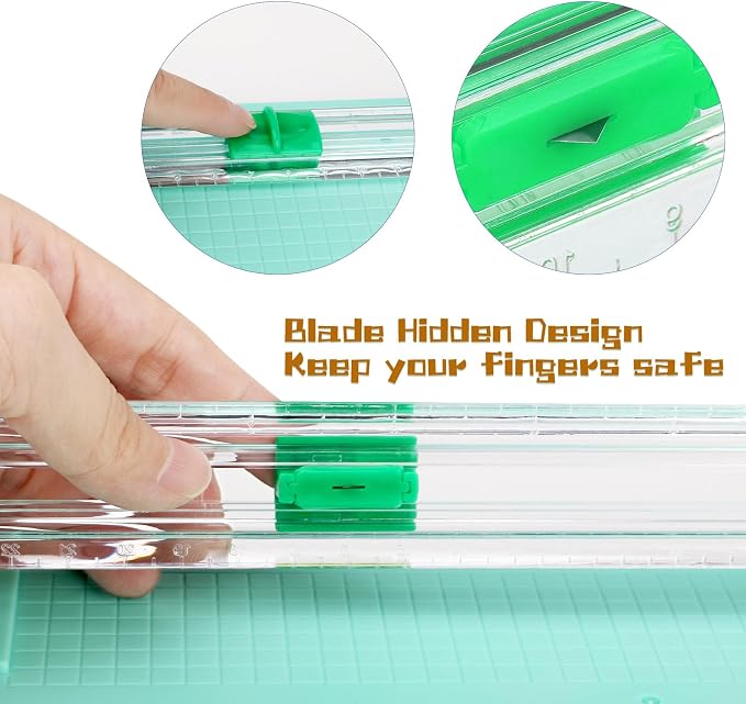 Mini Paper Cutter, Straight Small Paper Trimmer - Image 5